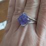 Amethyst ring made of 925 sterling silver Image 5