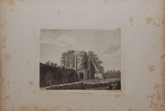 Talbots Bastion Kilkenny 1797 Antique Print