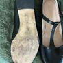 Hobbs NW3 Leather Black Flats / Pumps with strap - Size 6 / EU 39 worn once Image 2