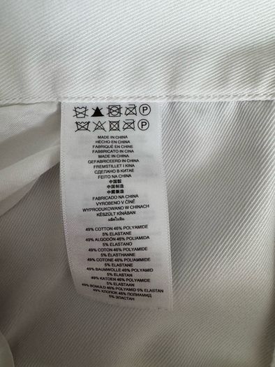 Michael Kors White Wide Leg Trousers UK 8