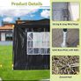3x3m Garden Steel Tube PE Gazebo With 4 Pieces Image 4