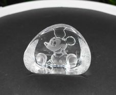 Mats Jonasson Crystal Glass Mickey Mouse