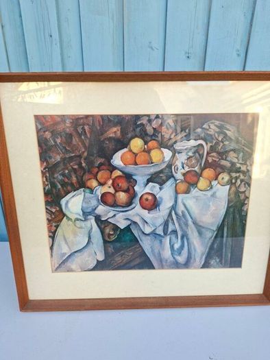 Vintage Framed Cezanne Prjnt