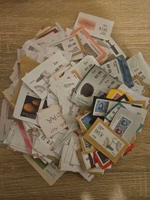 Unfranked Irish stamps 600euro Face Value Kiloware