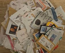 Unfranked Irish stamps 600euro Face Value Kiloware