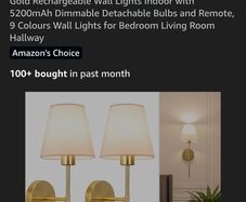 Rechargeable Wall Lights