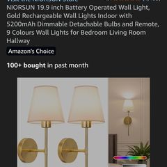 Rechargeable Wall Lights
