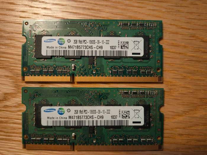Laptop Memory RAM 2GB Samsung