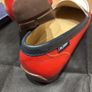 Ogetti by Carl Scarpa Red, Navy and White Loafers - Size 40 Image 5