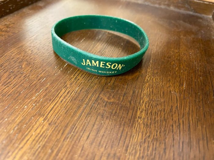jameson Irish whiskey silicone bracelet band