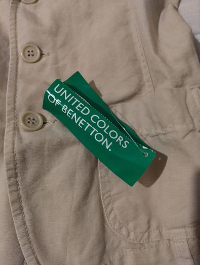 Benetton Dressy Linen Jacket, new with tags