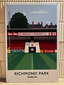 St Pats Tin Metal Sign