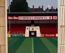 St Pats Tin Metal Sign