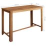 Bar Table and Chair Set 7 Pieces Solid Acacia Wood Image 6