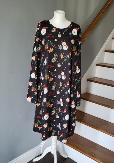 Shein black Christmas dress, Size 4XL / UK24