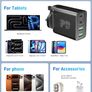 65W USB C Charger, 4-Port GaN Super Fast Charging Plug & 2M Cable Multi PD/PPS UK Laptop Charger + Type C Cord for MacBook Pro/Air, iPad, iPhone 17/16/15, Samsung S26 S25, Chromebook Dell HP Image 7
