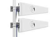 Kaser LPDA 5G 4G LTE Antenna Outdoor Mimo Directional Antenna 698-2700 | 3300-3800MHz 12dBi Compatible 5G 4G Router N-SMA Output with TS9 Adapter Includes 10M Low Loss Cable
