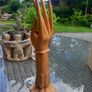 Bali hand-carved wooden hand, jewellery prop. D18 Image 6