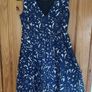 Zara navy floral dress (free postage) Image 7
