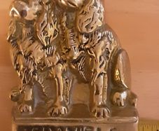 vintage brass spaniels, see last picture