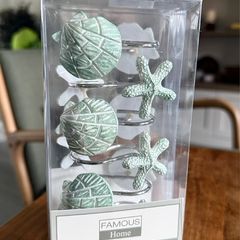 Shower curtain hooks