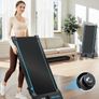 10km/h Under Desk Treadmill for Home, 2.75HP Quiet Portable Treadmill, Bluetooth App & Magnetic Remote Control, 300LBS Capacity, LED Display Image 3