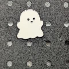 Ghost enamel pin