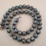 Vintage Venetian Style Thousand Eyes Glass beads Necklace 24 inches 13-14mm beads Image 10