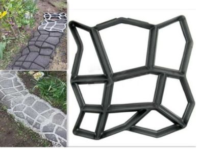 Large Paving Cement Brick Concrete Molds DIY Plastic Path Maker Mold Garden Stone Road Mold Garden Paving Decoration Tool