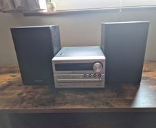 Panasonic SA-PM02 Compact Disc Mini-System +Speakers TESTED USB RDS MASH