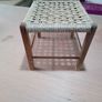 vintage foot stool Image 2