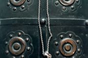Sterling Silver Vintage Bohemian cross pendant and necklace