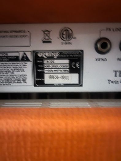 orange th30 combo needs service