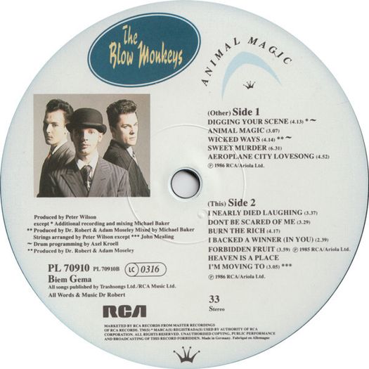 The Blow Monkeys  Animal Magic