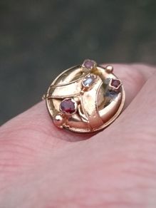Thomas Weir Art Nouveau 9 Carat Gold Ring
