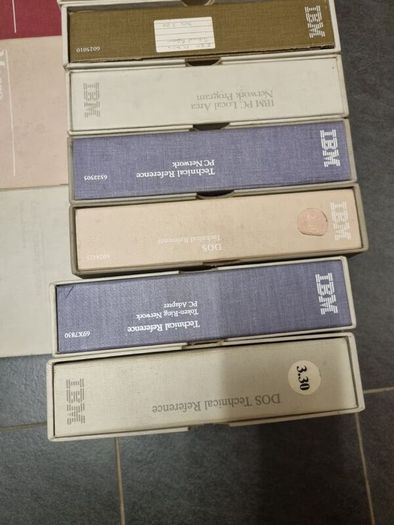 Vintage IBM Microsoft Lotus Novell Software Manuals  Binders Job Lot 1980s 90s