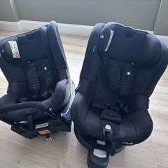 isofix car seats x2
