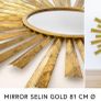 Gold wall mirror Image 5