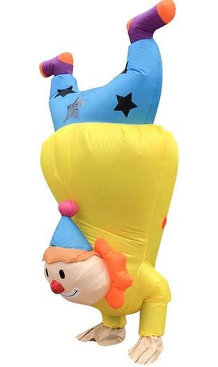 Inflatable Clown Costume Funny Costume Halloween Costume for Adult/Halloween/Christmas Party Upside Down (FREE POSTAGE)