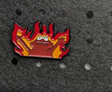 Elmo enamel pin