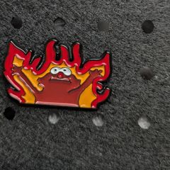Elmo enamel pin