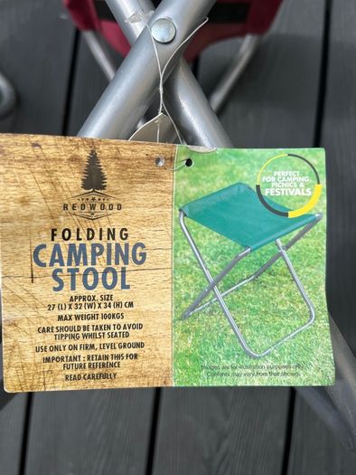 Camping/Garden Stools Set of two