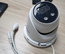 Hikvision DS-2CD2386G2-IU 8MP 4K AcuSense Turret IP Camera - 2.8mm Lens, Built-in Mic