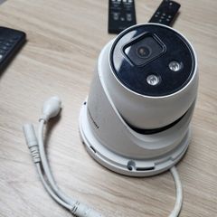 Hikvision DS-2CD2386G2-IU 8MP 4K AcuSense Turret IP Camera - 2.8mm Lens, Built-in Mic