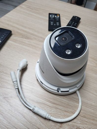 Hikvision DS-2CD2386G2-IU 8MP 4K AcuSense Turret IP Camera - 2.8mm Lens, Built-in Mic