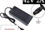 42V 2A Universal Battery Charger for Hoverboard Smart Balance