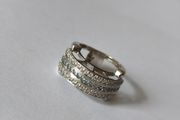 18 k / ct White Gold Ring
