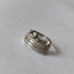 18 k / ct White Gold Ring