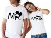 Couple T Shirt Mickey Minnie Mr and Mrs set for couple