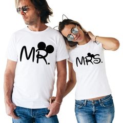 Couple T Shirt Mickey Minnie Mr and Mrs set for couple